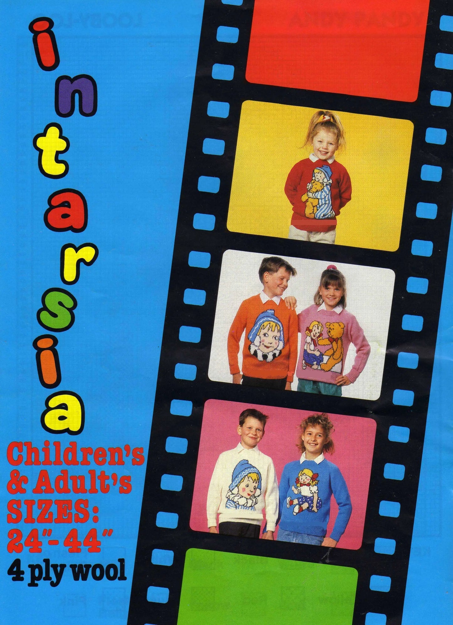 Andy Pandy Jumper Knitting Pattern by Cross Stitch Chart Heaven sold by Free Spirit Accessories
