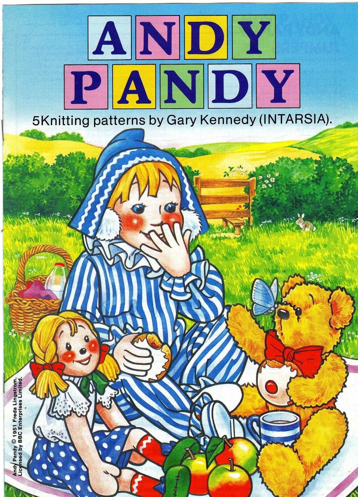 Andy Pandy Jumper Knitting Pattern by Cross Stitch Chart Heaven sold by Free Spirit Accessories