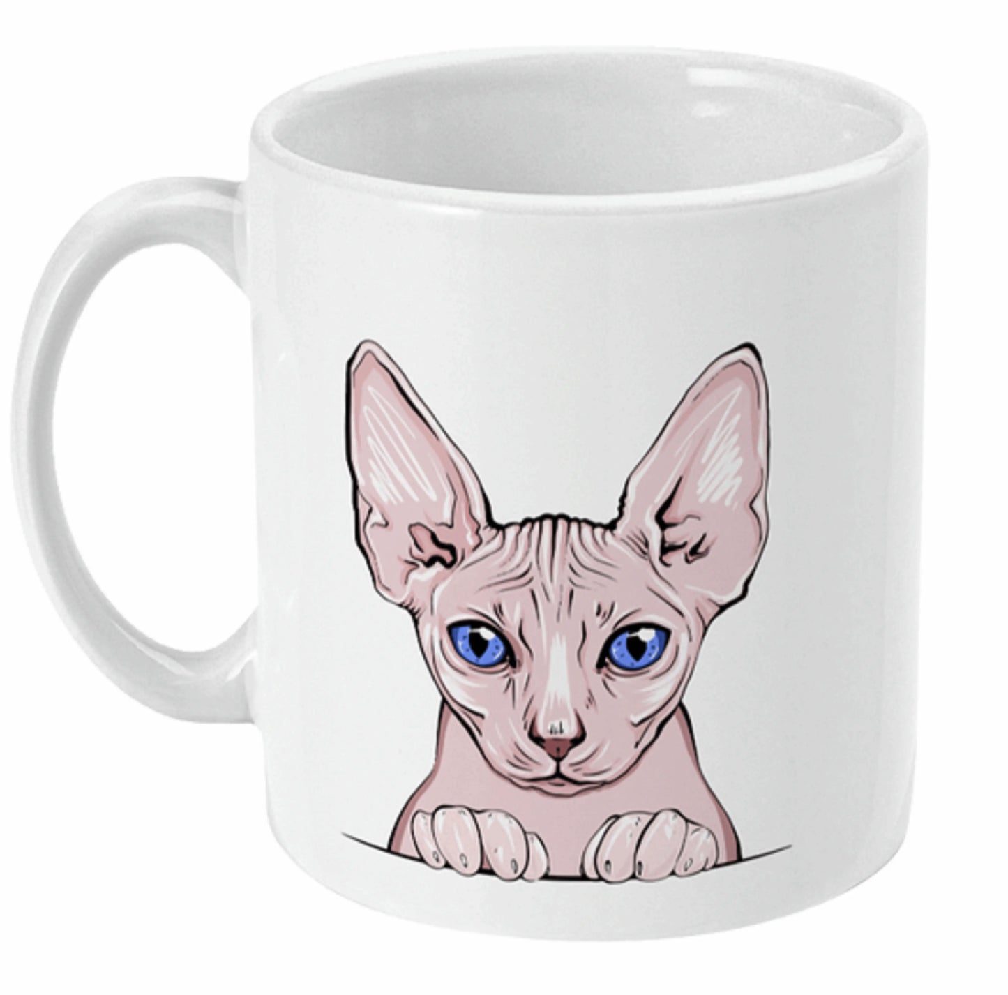 Beautiful Sphynx Cat Coffee Mug by Free Spirit Accessories sold by Free Spirit Accessories