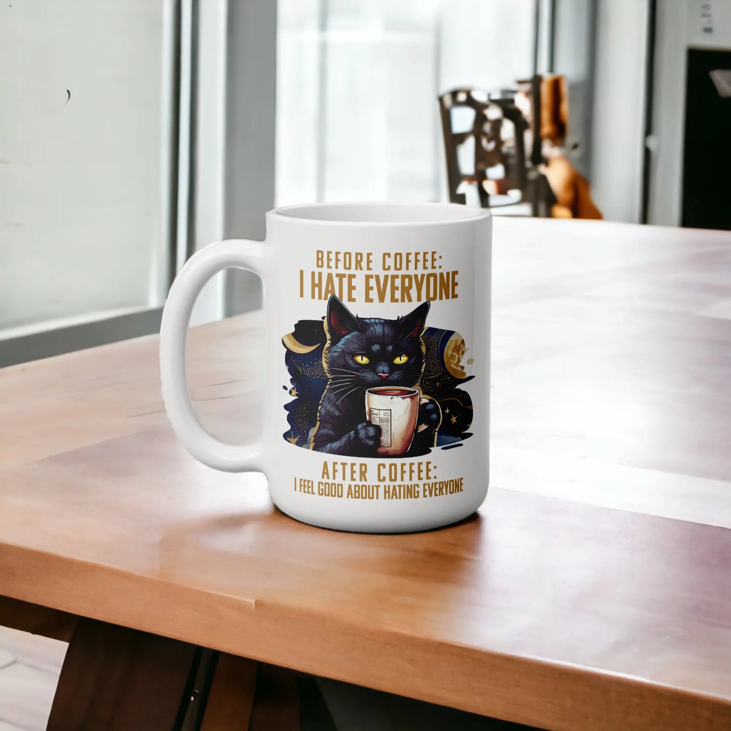  Funny Before Coffee I Hate Everyone Mug by Free Spirit Accessories sold by Free Spirit Accessories