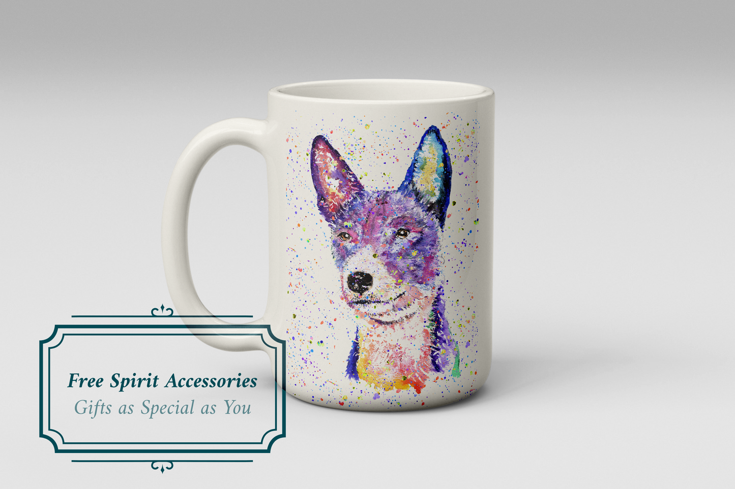 Beautiful Besenji Dog Coffee Mug by Free Spirit Accessories sold by Free Spirit Accessories