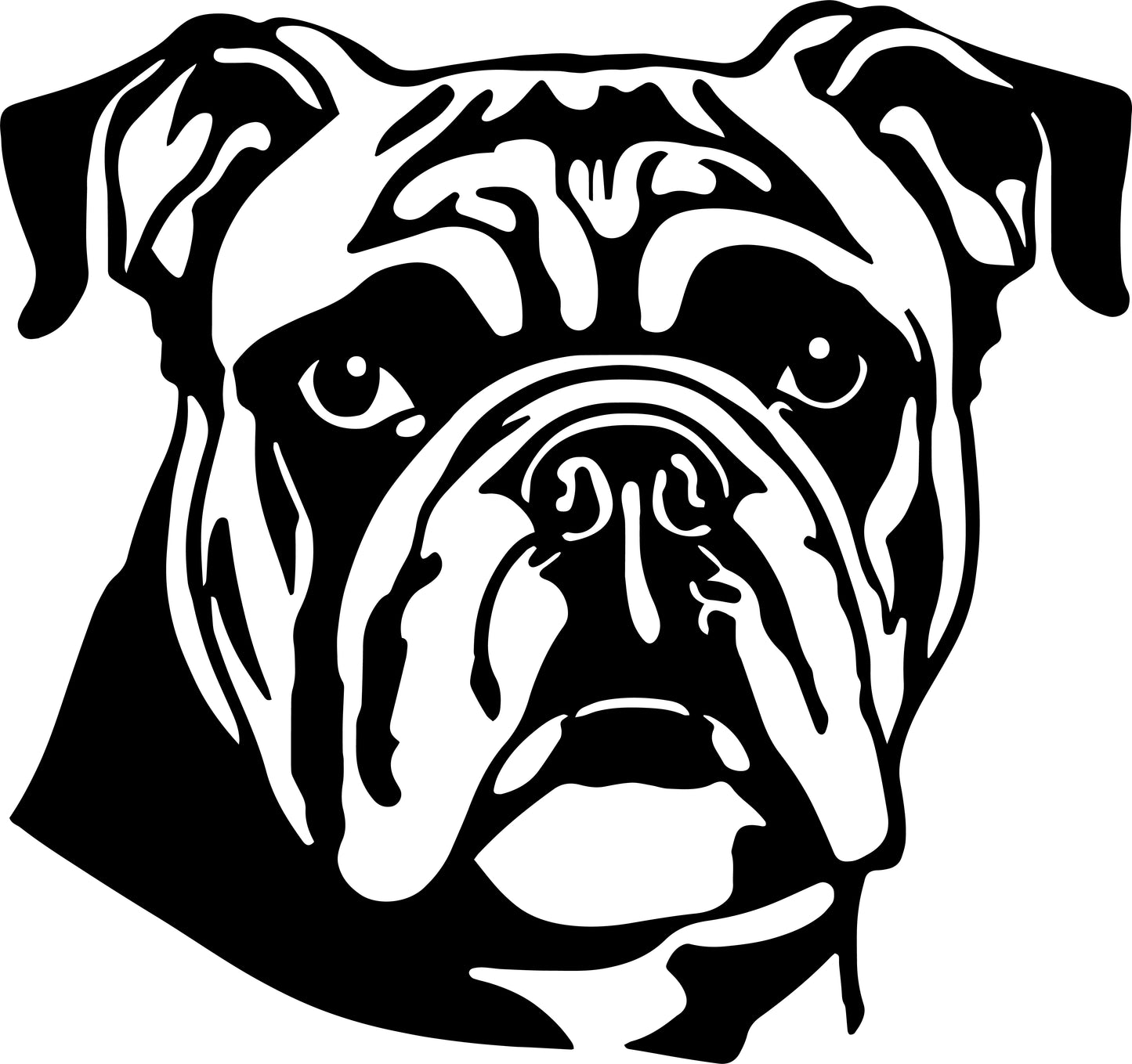 British Bulldog Digital Cross Stitch Chart by Free Spirit Accessories sold by Free Spirit Accessories