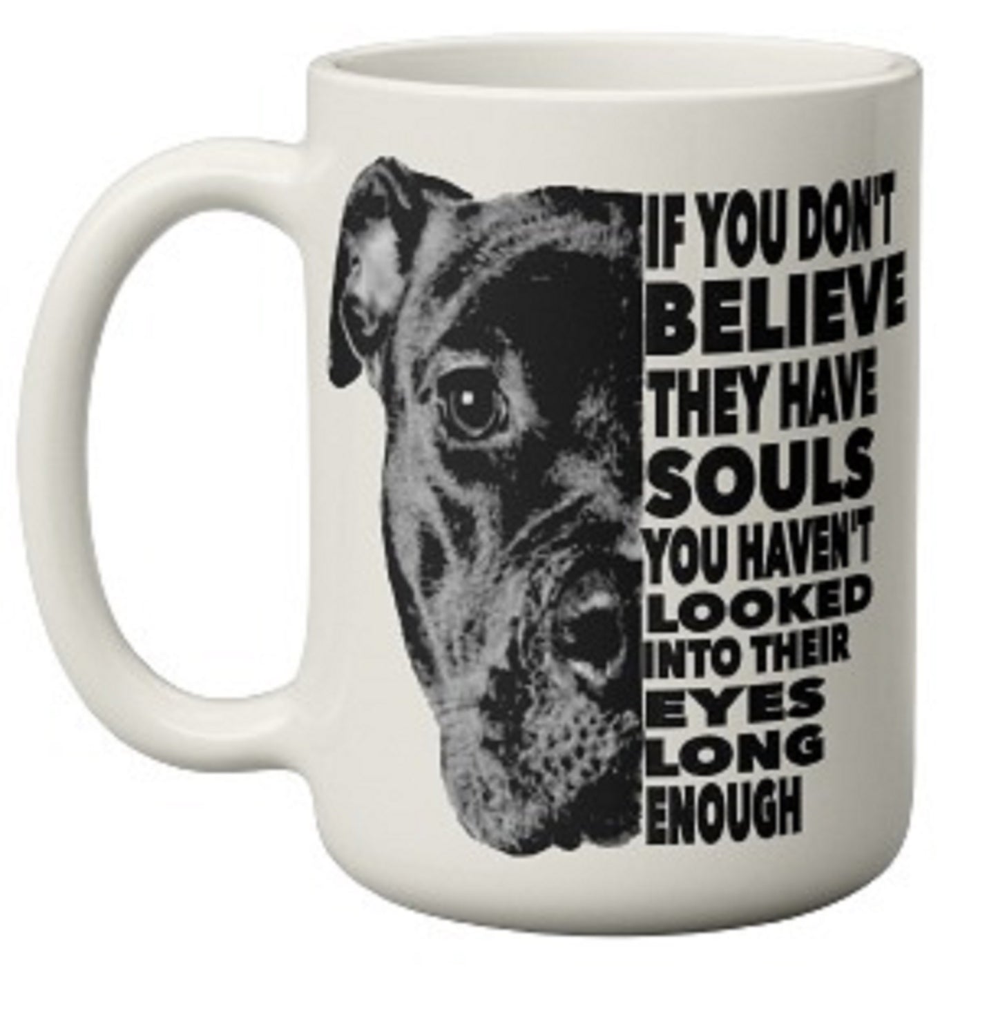 Beautiful Staffie Souls Dog Mug by Free Spirit Accessories sold by Free Spirit Accessories