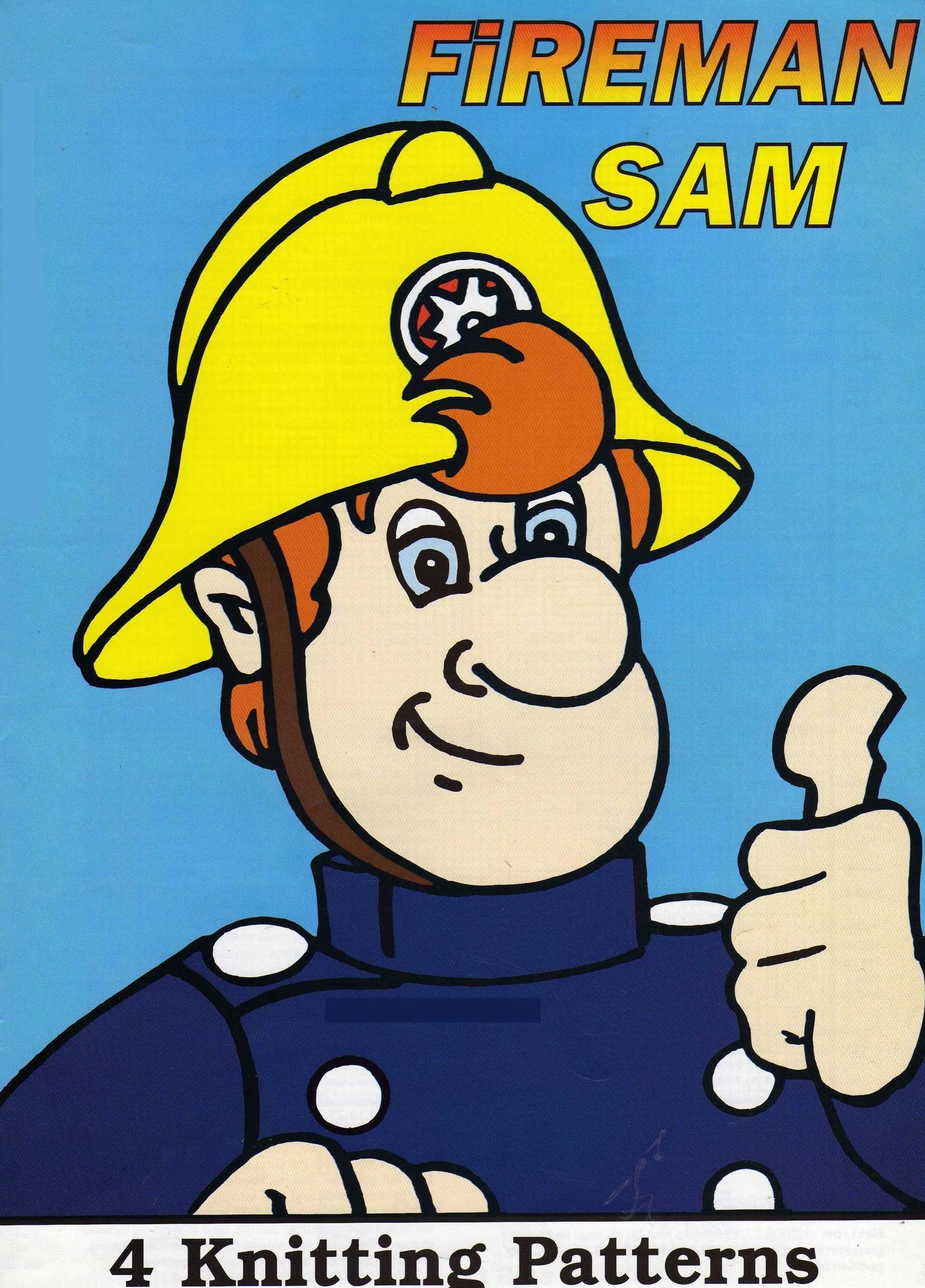  Fireman Sam Jumper Knitting Pattern by Cross Stitch Chart Heaven sold by Free Spirit Accessories