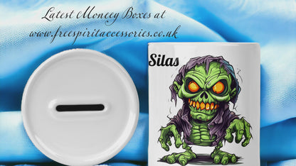 Personalised Little Monsters Money Box - Choice of 5 Unique Designs