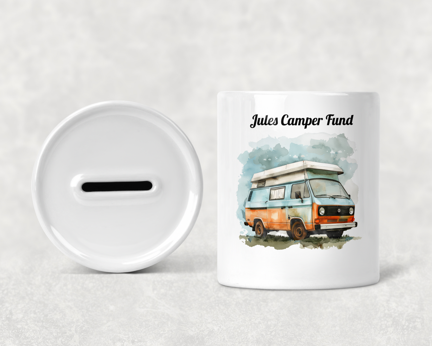  Personalised Campers Motorhomes or Caravan Money Box by Free Spirit Accessories sold by Free Spirit Accessories