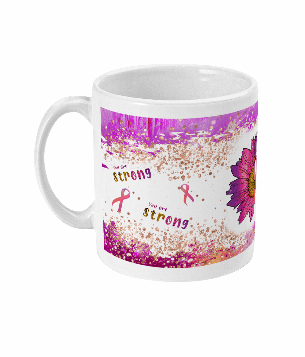 Cancer Awareness Coffee/Tea Mug by Free Spirit Accessories sold by Free Spirit Accessories