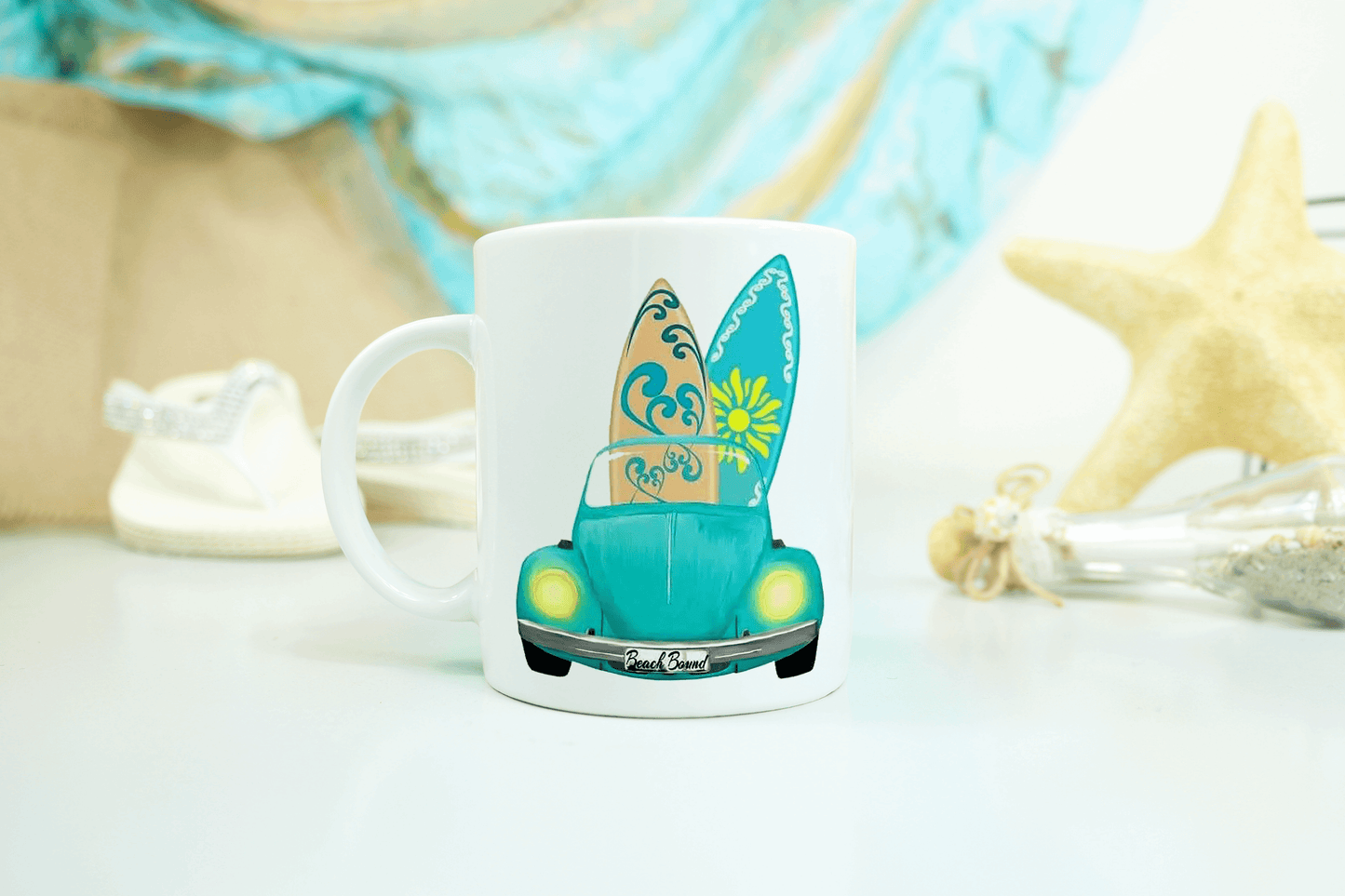  Beach Bound Bug Coffee Mug by Free Spirit Accessories sold by Free Spirit Accessories