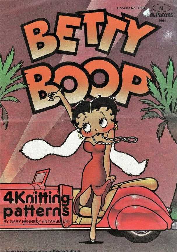Betty Boop Jumper Knitting Pattern by Cross Stitch Chart Heaven sold by Free Spirit Accessories