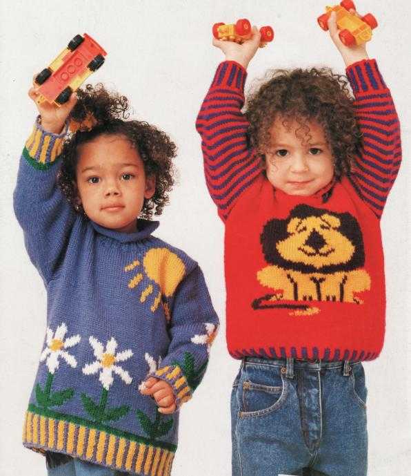 Childrens Animals Sweaters Knitting Pattern by Cross Stitch Chart Heaven sold by Free Spirit Accessories