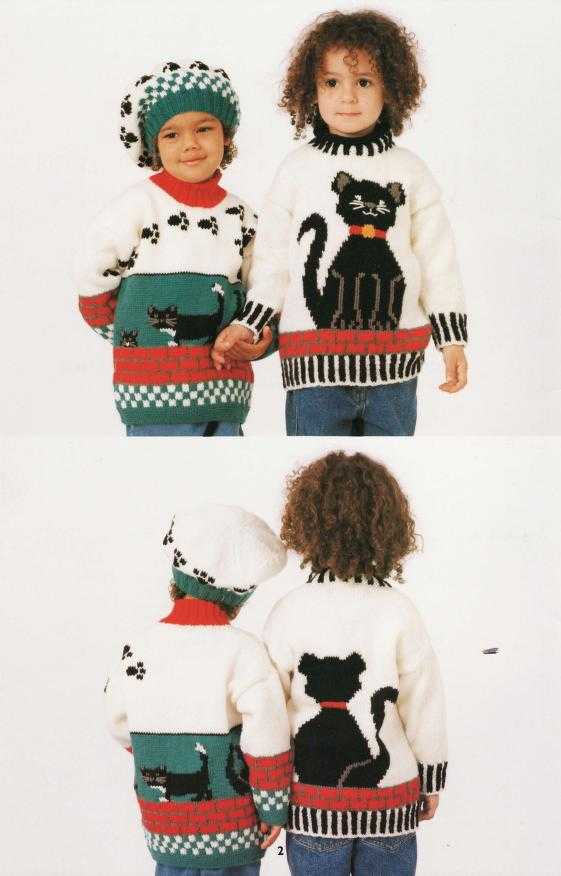 Childrens Animals Sweaters Knitting Pattern by Cross Stitch Chart Heaven sold by Free Spirit Accessories
