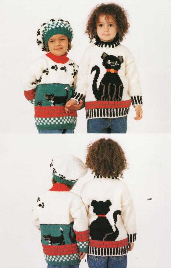  Childrens Animals Sweaters Knitting Pattern by Cross Stitch Chart Heaven sold by Free Spirit Accessories
