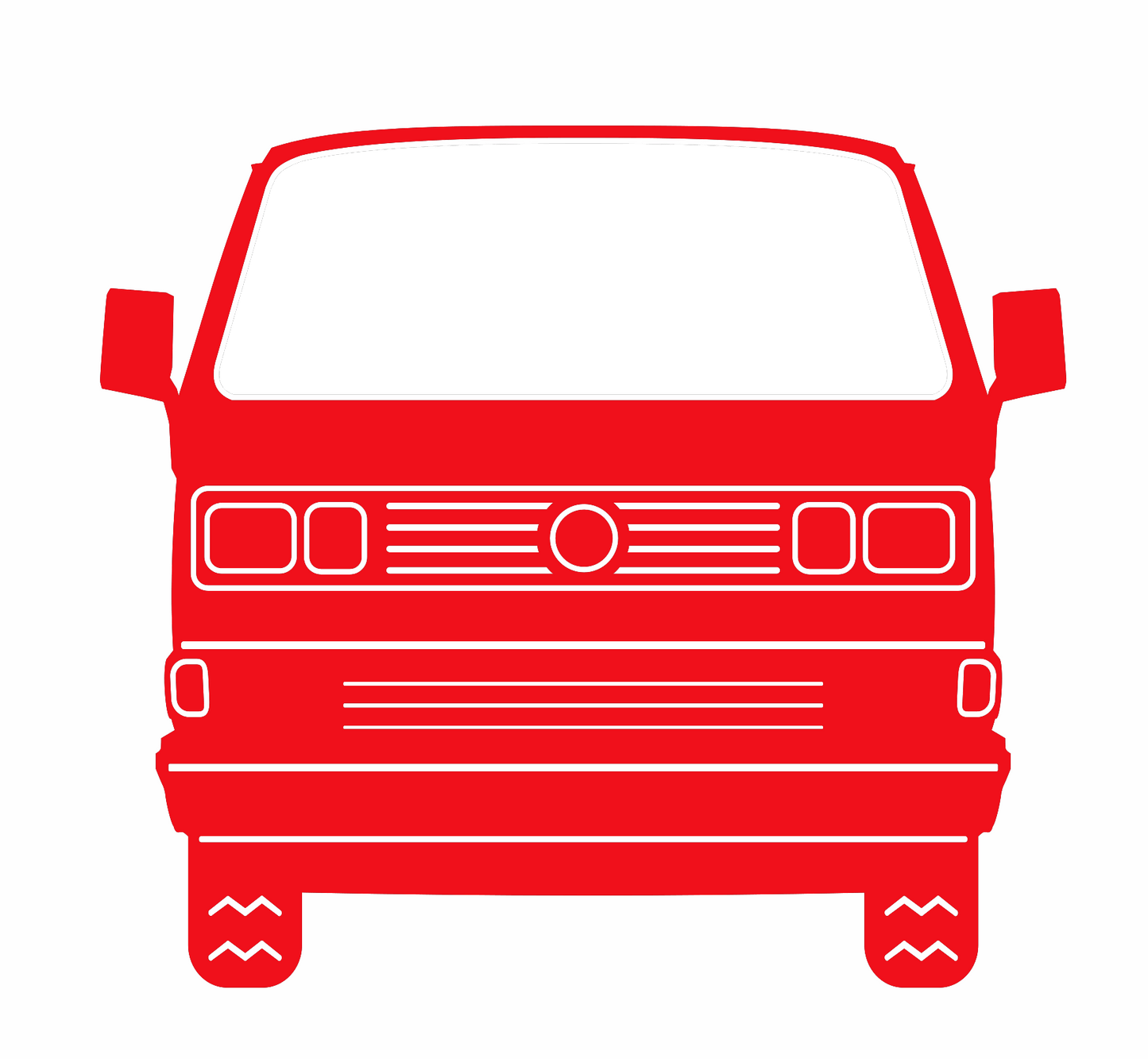 Red Vee Dub Type 25 Camper Van Mug in Various Colours by Free Spirit Accessories sold by Free Spirit Accessories