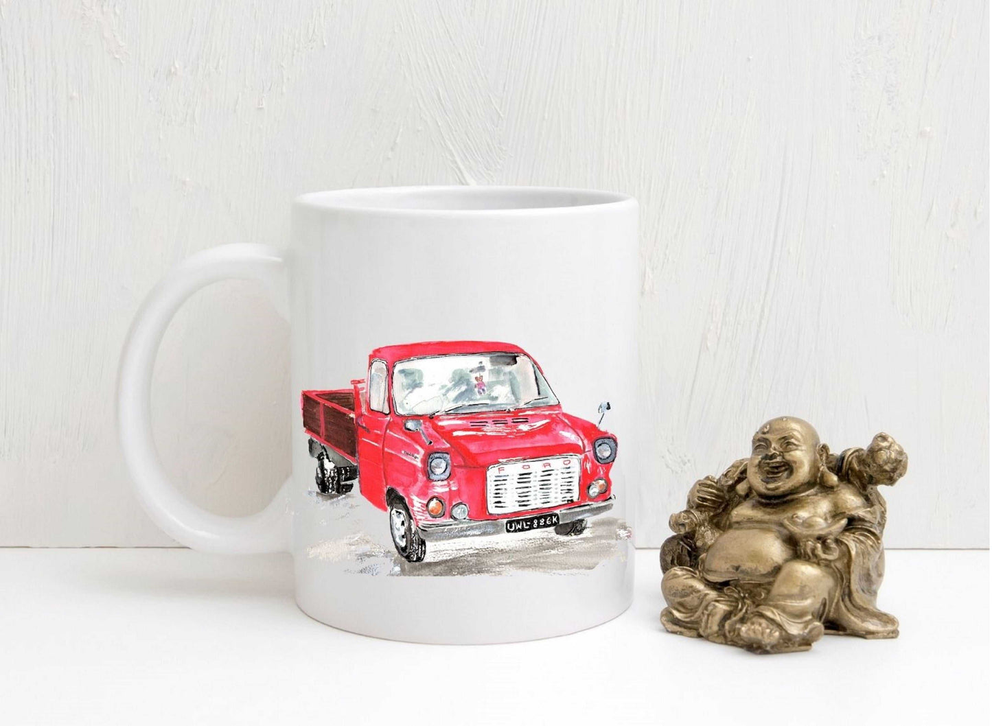 Vintage Ford Transit Pick Up Truck Mug by Free Spirit Accessories sold by Free Spirit Accessories