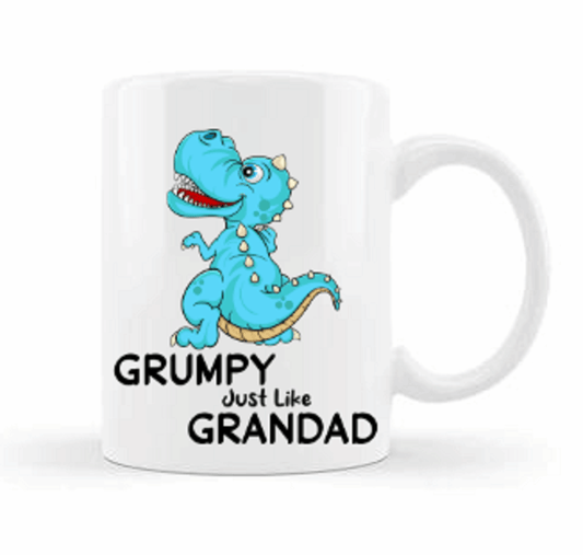  Grumpy Like Grandad Funny Mug by Free Spirit Accessories sold by Free Spirit Accessories