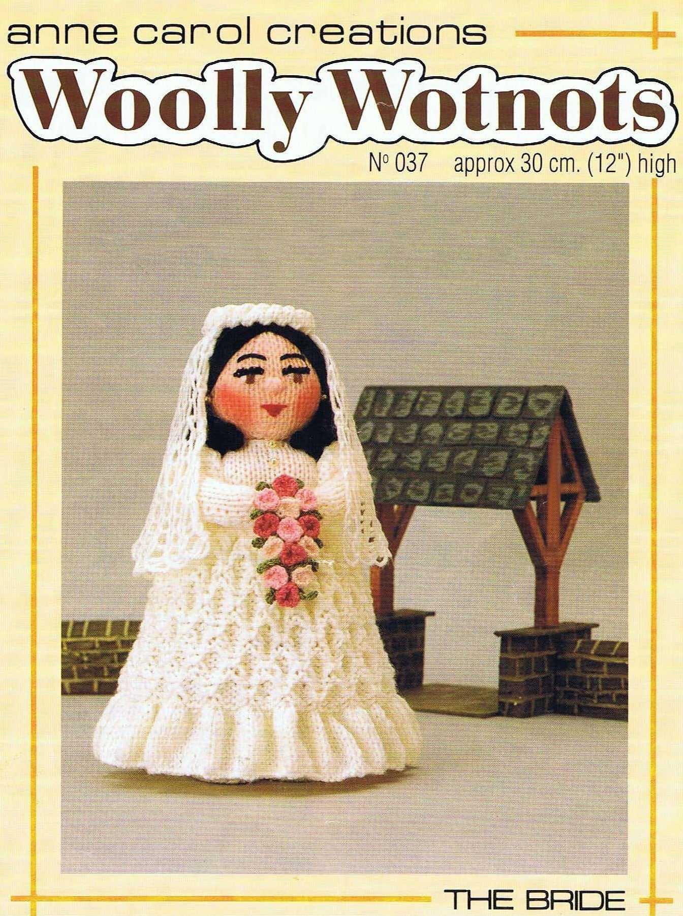Woolly Wotnots Bride Knitting Pattern by Cross Stitch Chart Heaven sold by Free Spirit Accessories