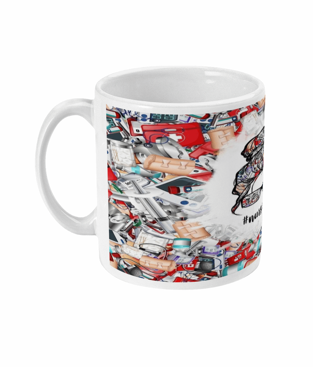 Nurse Life Mug by Free Spirit Accessories sold by Free Spirit Accessories