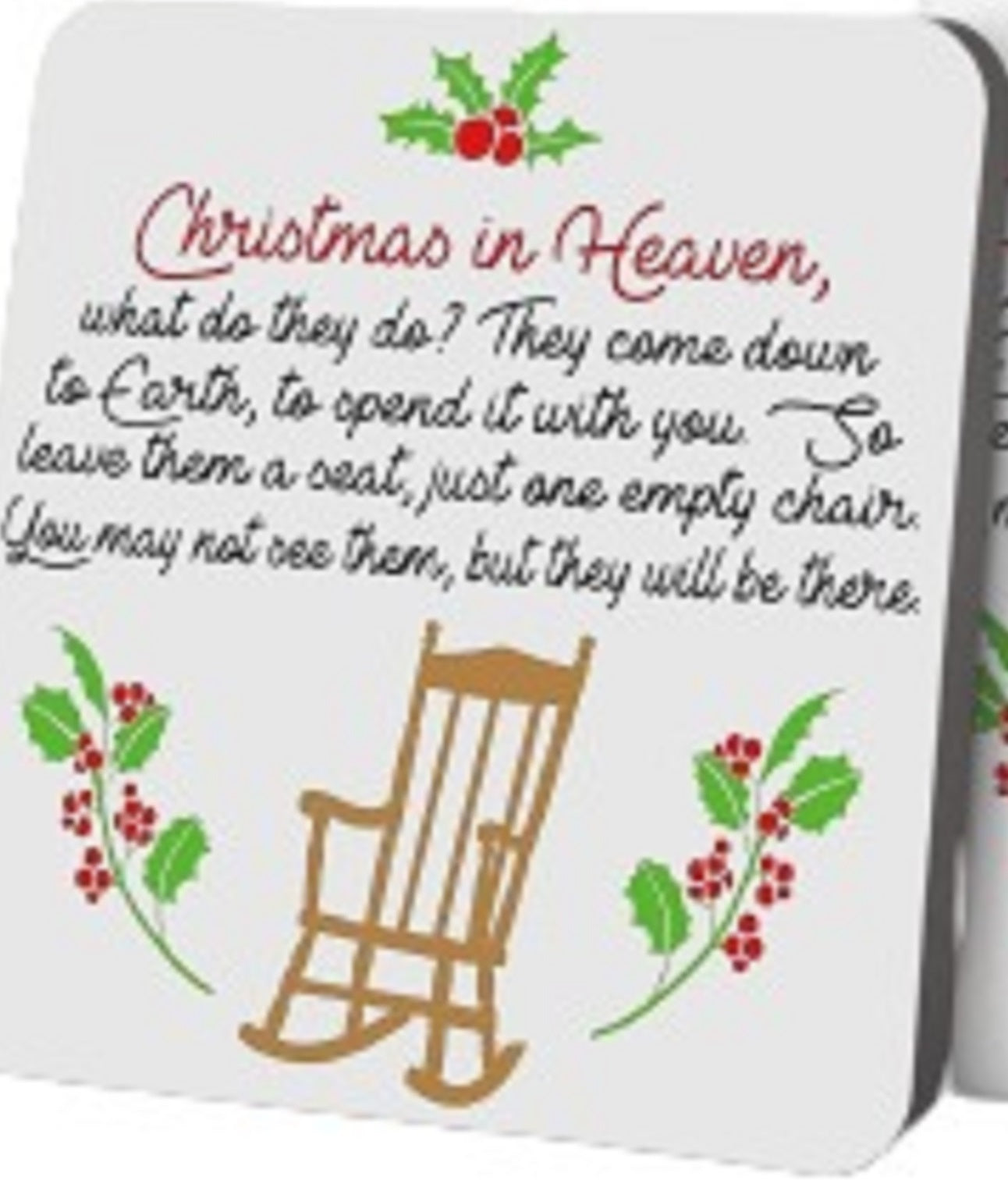 Christmas in Heaven Mug and Coaster by Free Spirit Accessories sold by Free Spirit Accessories