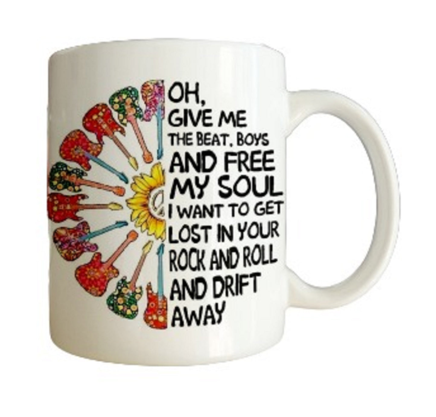 Drift Away Guitar Music Coffee Mug by Free Spirit Accessories sold by Free Spirit Accessories