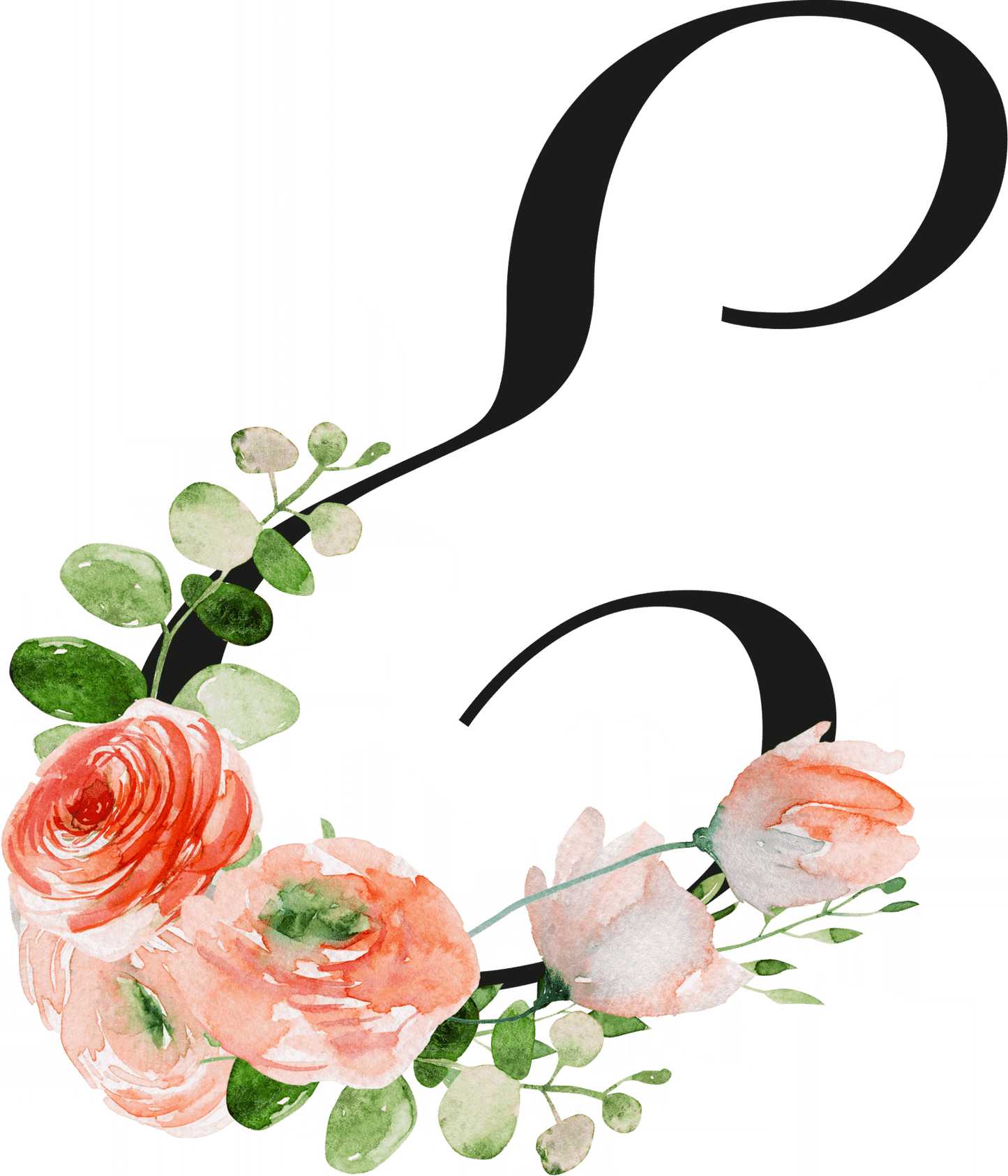 Floral Letter Initial Coffee or Tea Mug by Free Spirit Accessories sold by Free Spirit Accessories