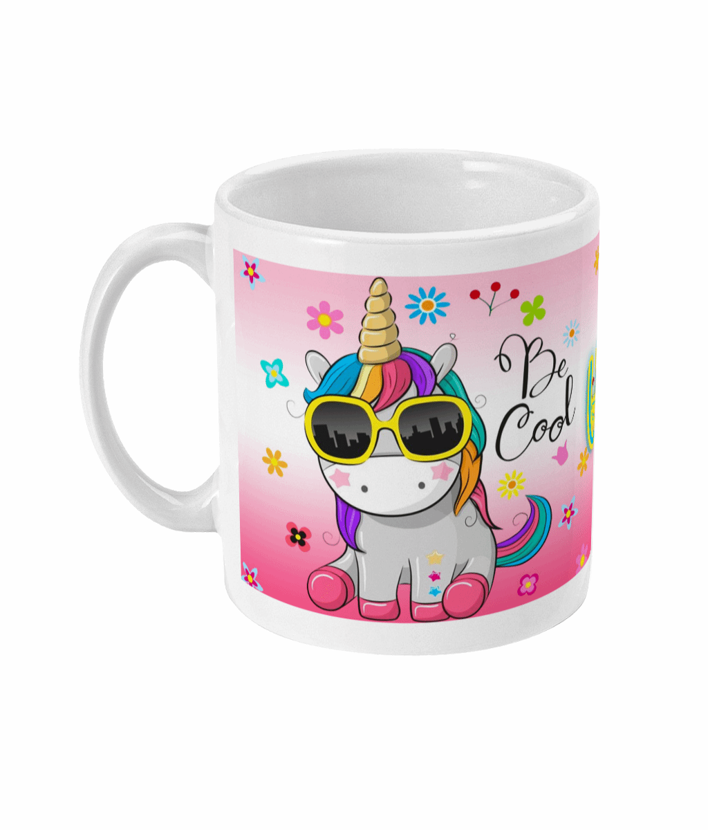 Be Cool Unicorn Mug by Free Spirit Accessories sold by Free Spirit Accessories