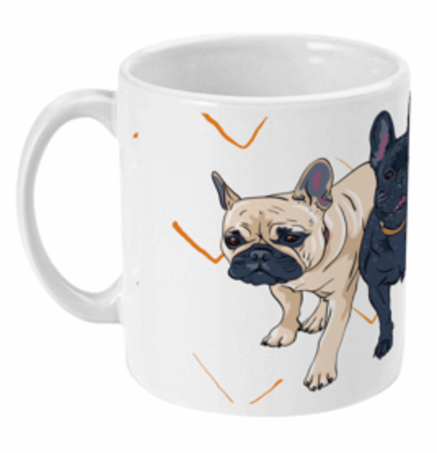 French Bulldogs Mug by Free Spirit Accessories sold by Free Spirit Accessories