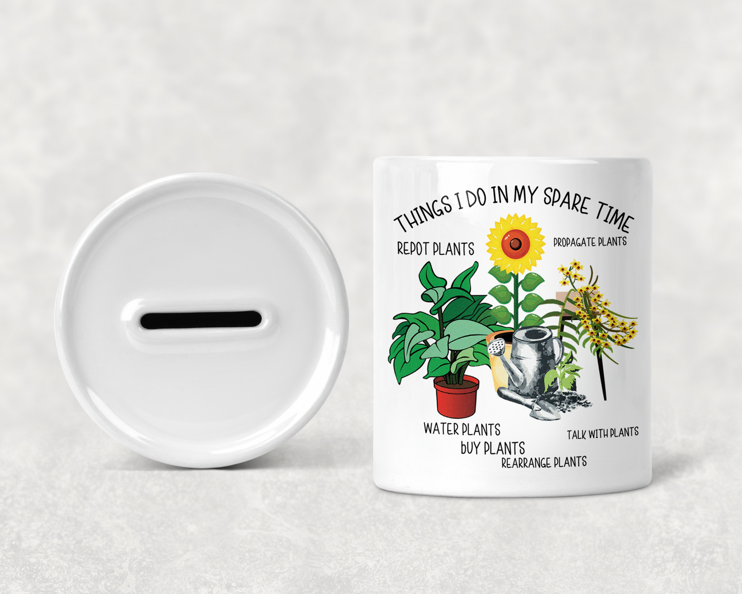 Things To Do In My Spare Time Gardening Money Box by Free Spirit Accessories sold by Free Spirit Accessories