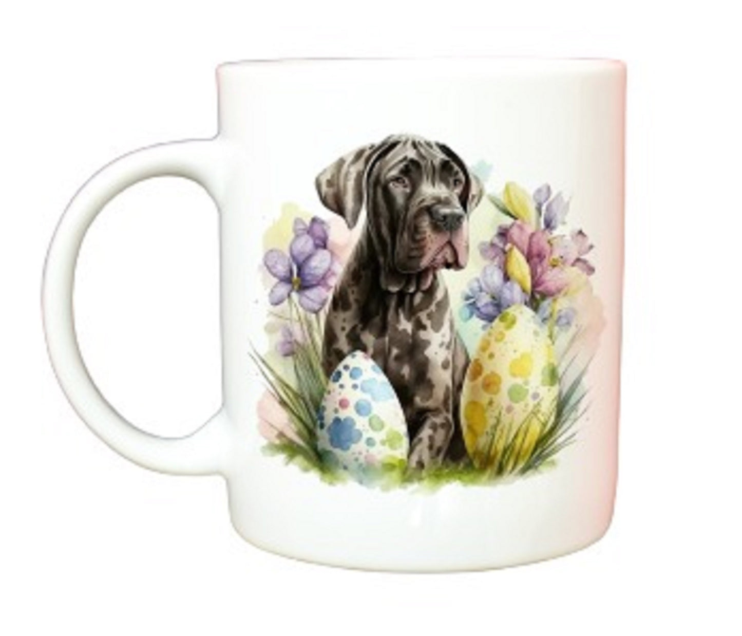 Easter Dog Mug in Various Breeds by Free Spirit Accessories sold by Free Spirit Accessories