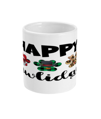 Happy Pawlidays Mug by Free Spirit Accessories sold by Free Spirit Accessories