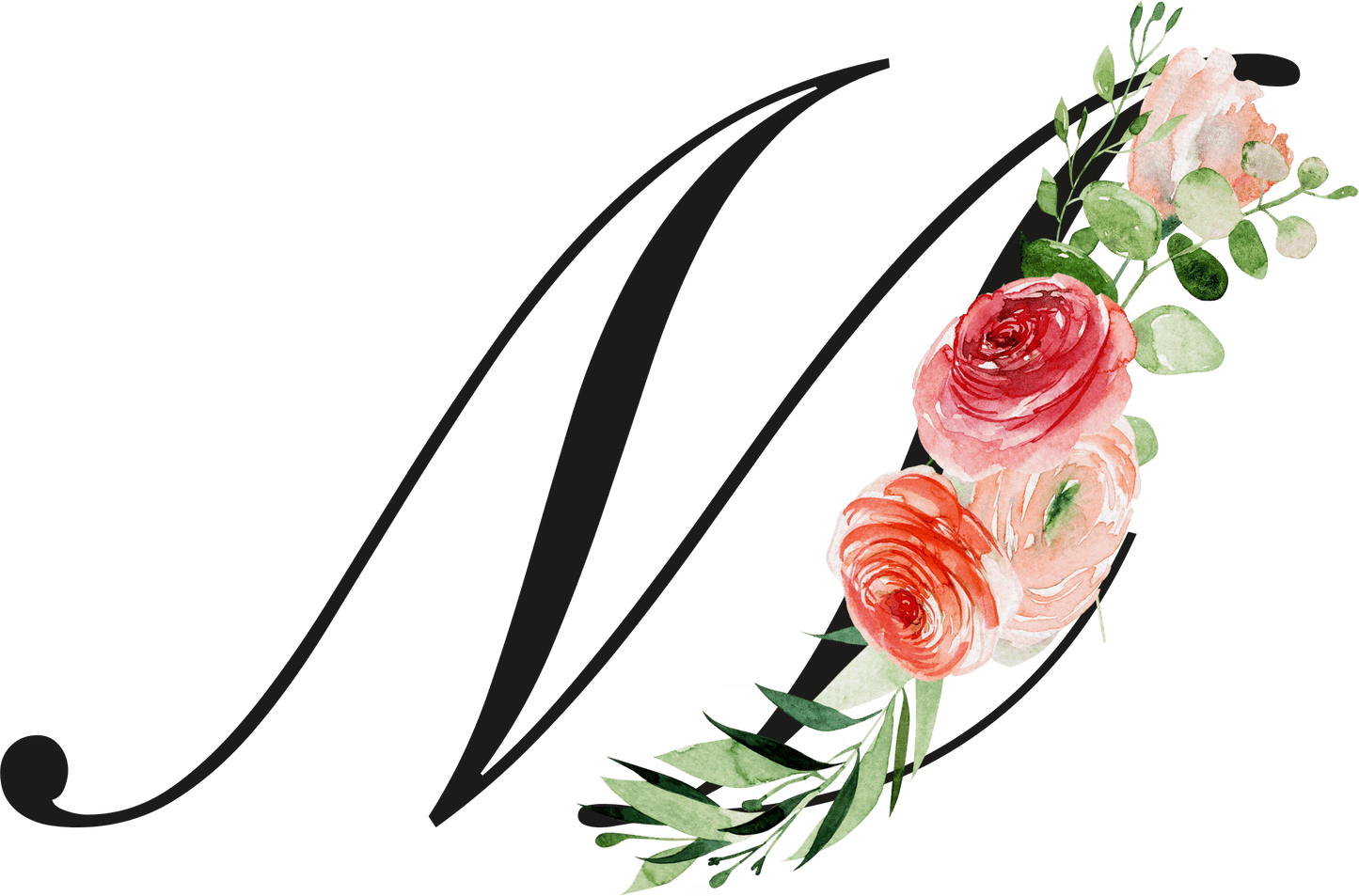 Floral Letter Initial Coffee or Tea Mug by Free Spirit Accessories sold by Free Spirit Accessories