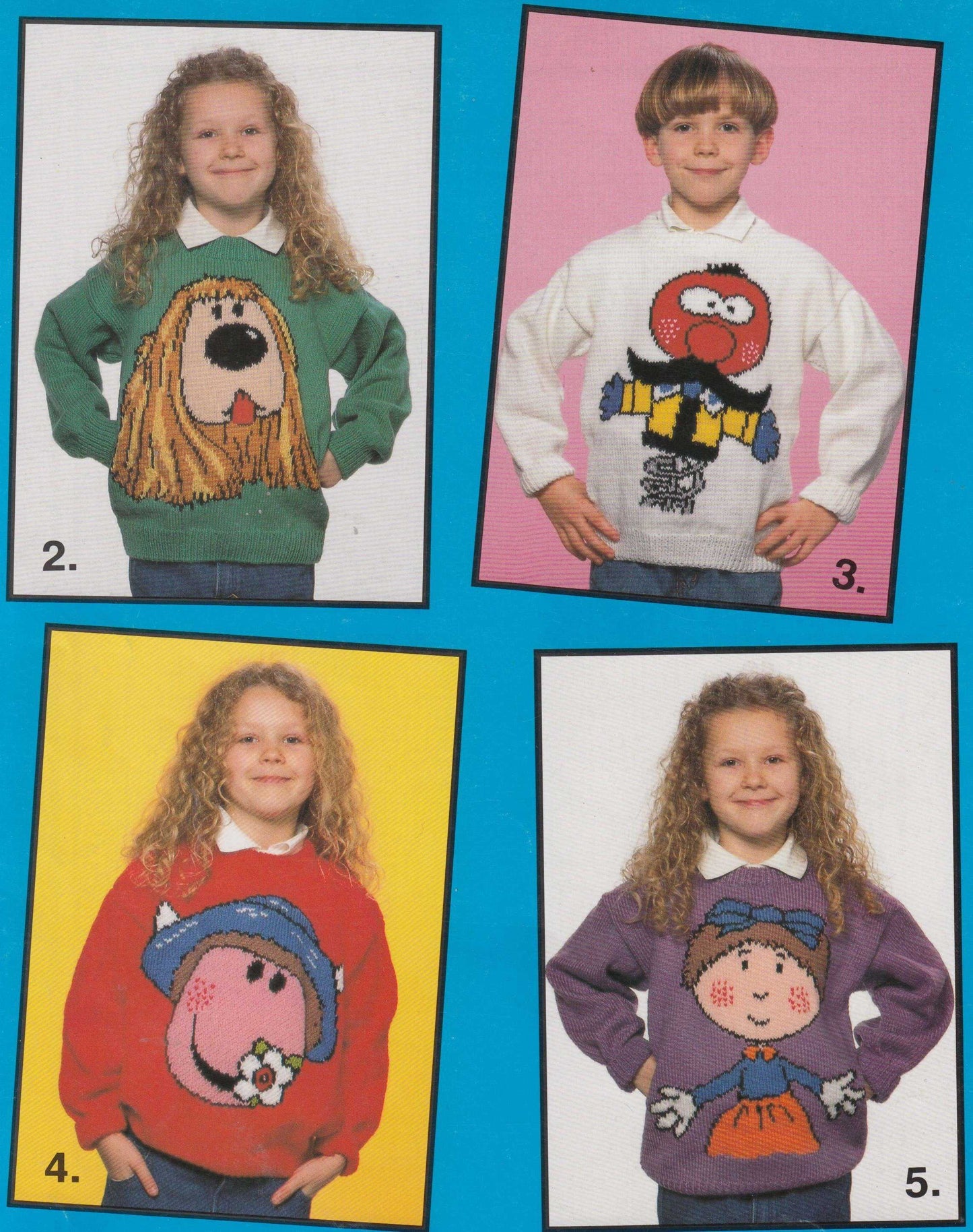 Magic Roundabout Vintage Knitting Pattern by Cross Stitch Chart Heaven sold by Free Spirit Accessories