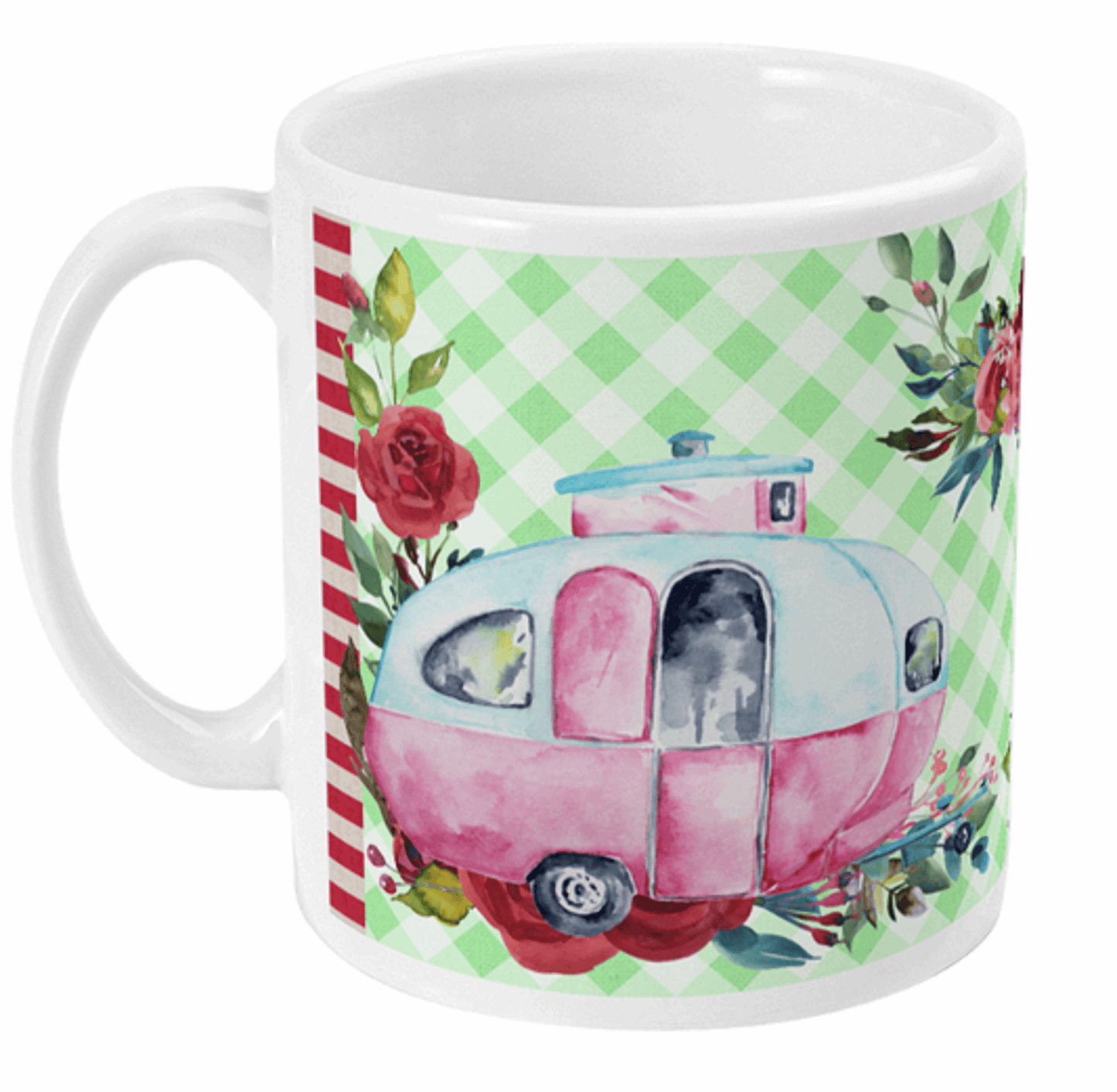 Classic Mini Car and Caravan Mug by Free Spirit Accessories sold by Free Spirit Accessories