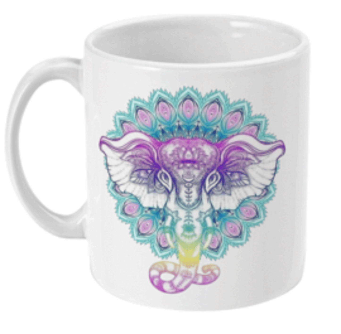 Beautiful Water Colour Elephant Coffee Mug by Free Spirit Accessories sold by Free Spirit Accessories