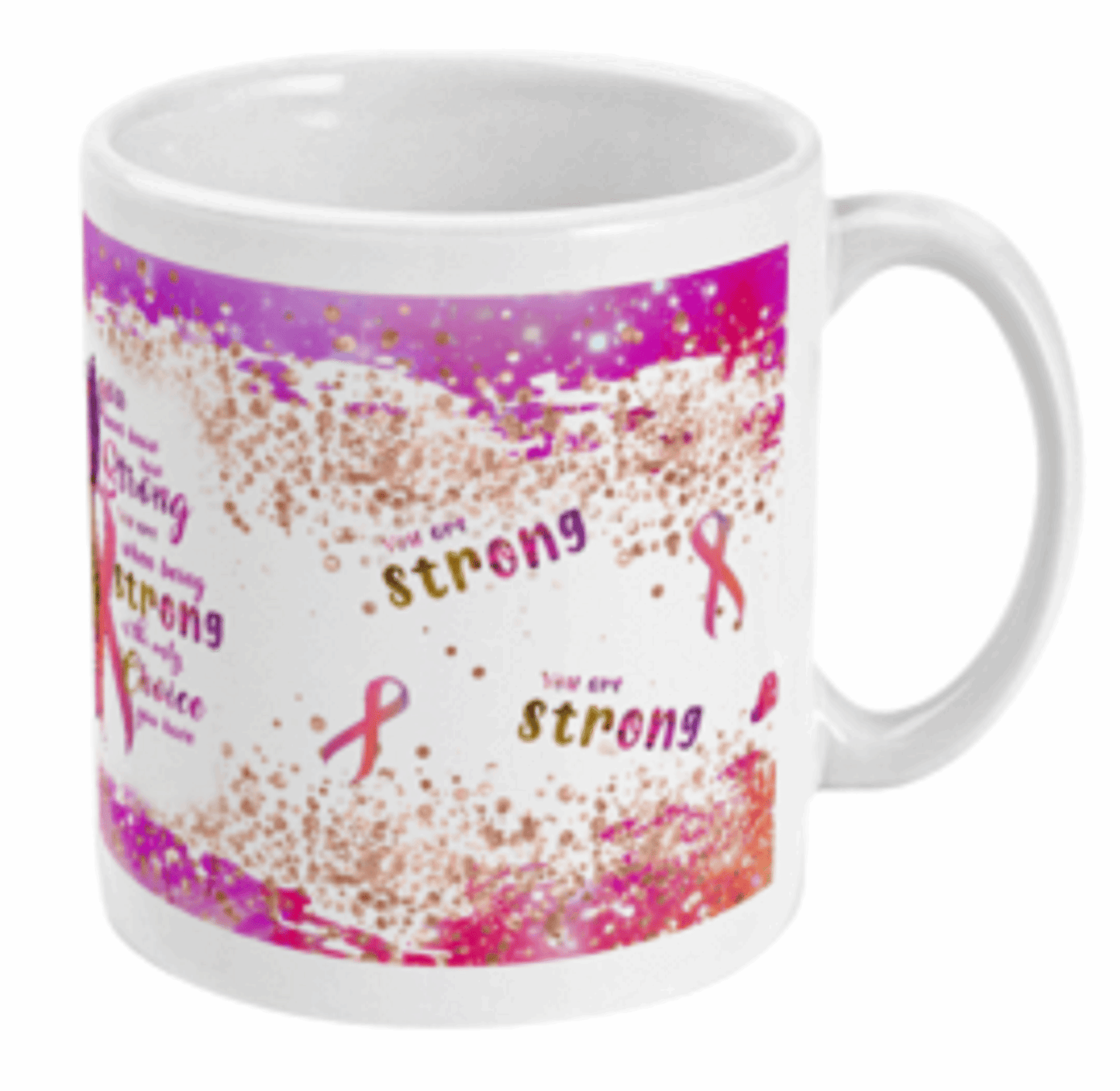 Cancer Awareness Coffee/Tea Mug by Free Spirit Accessories sold by Free Spirit Accessories