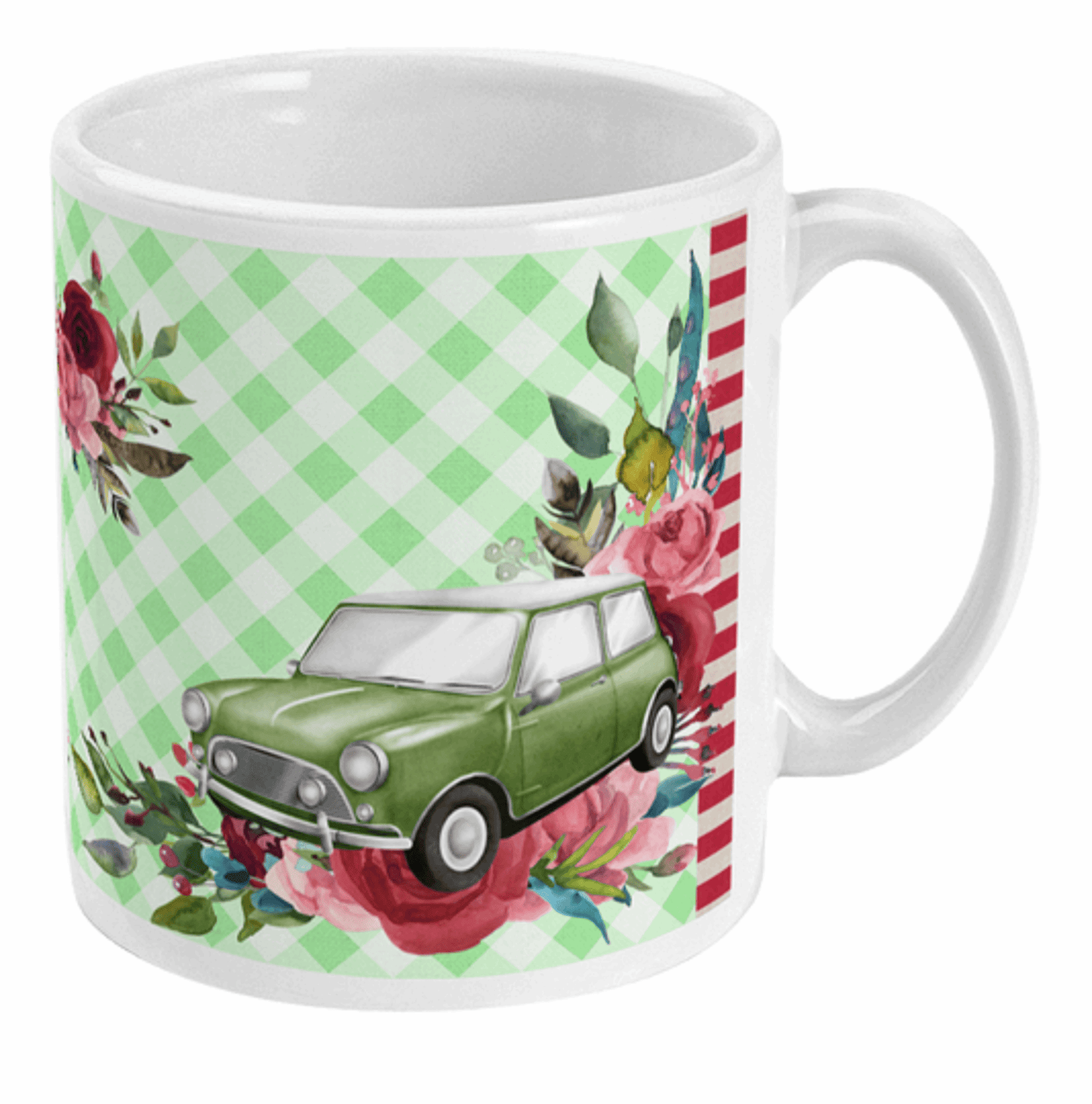 Classic Mini Car and Caravan Mug by Free Spirit Accessories sold by Free Spirit Accessories
