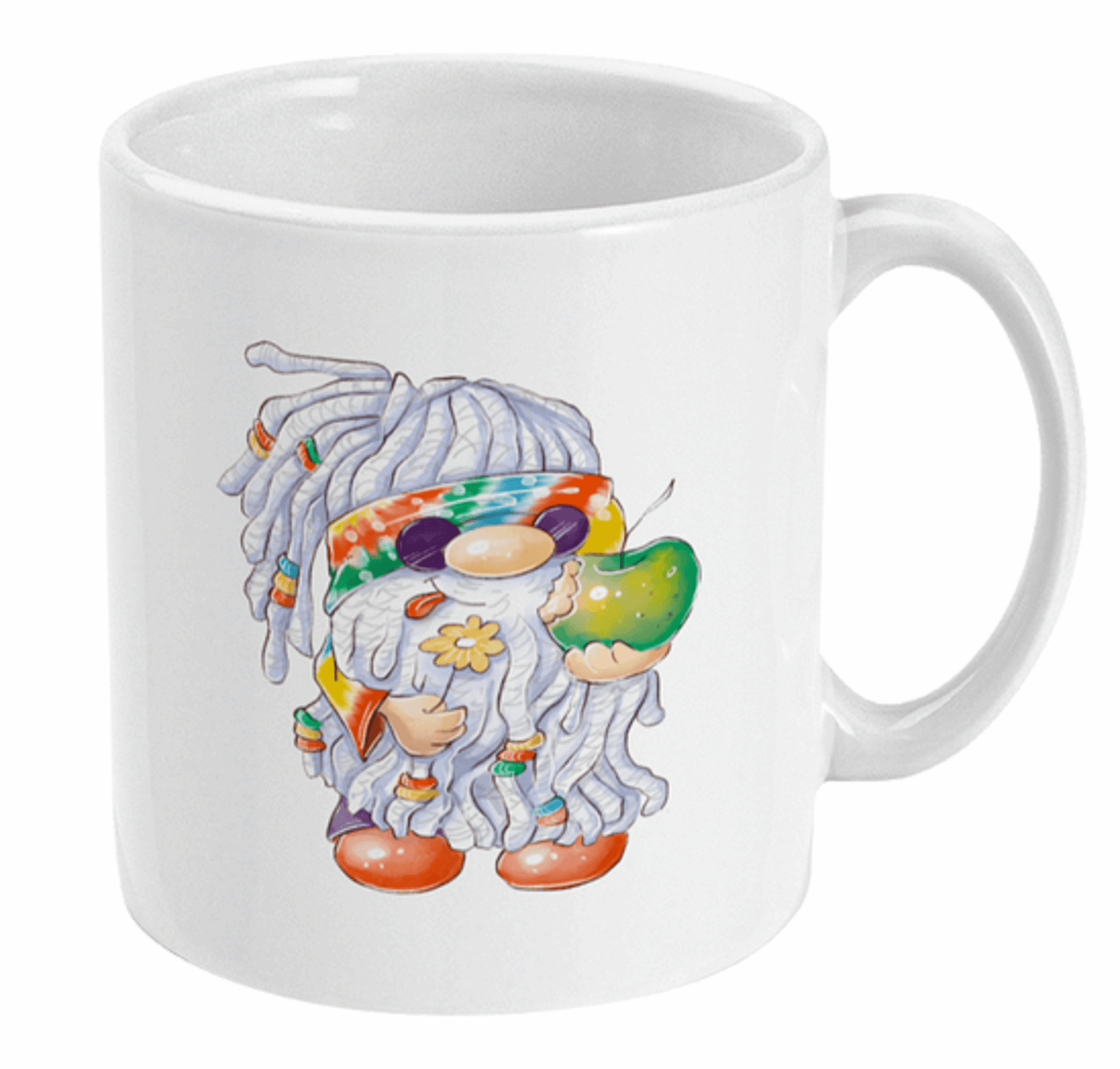  Dreadlocked Hippy Gnome Coffee Mug by Free Spirit Accessories sold by Free Spirit Accessories