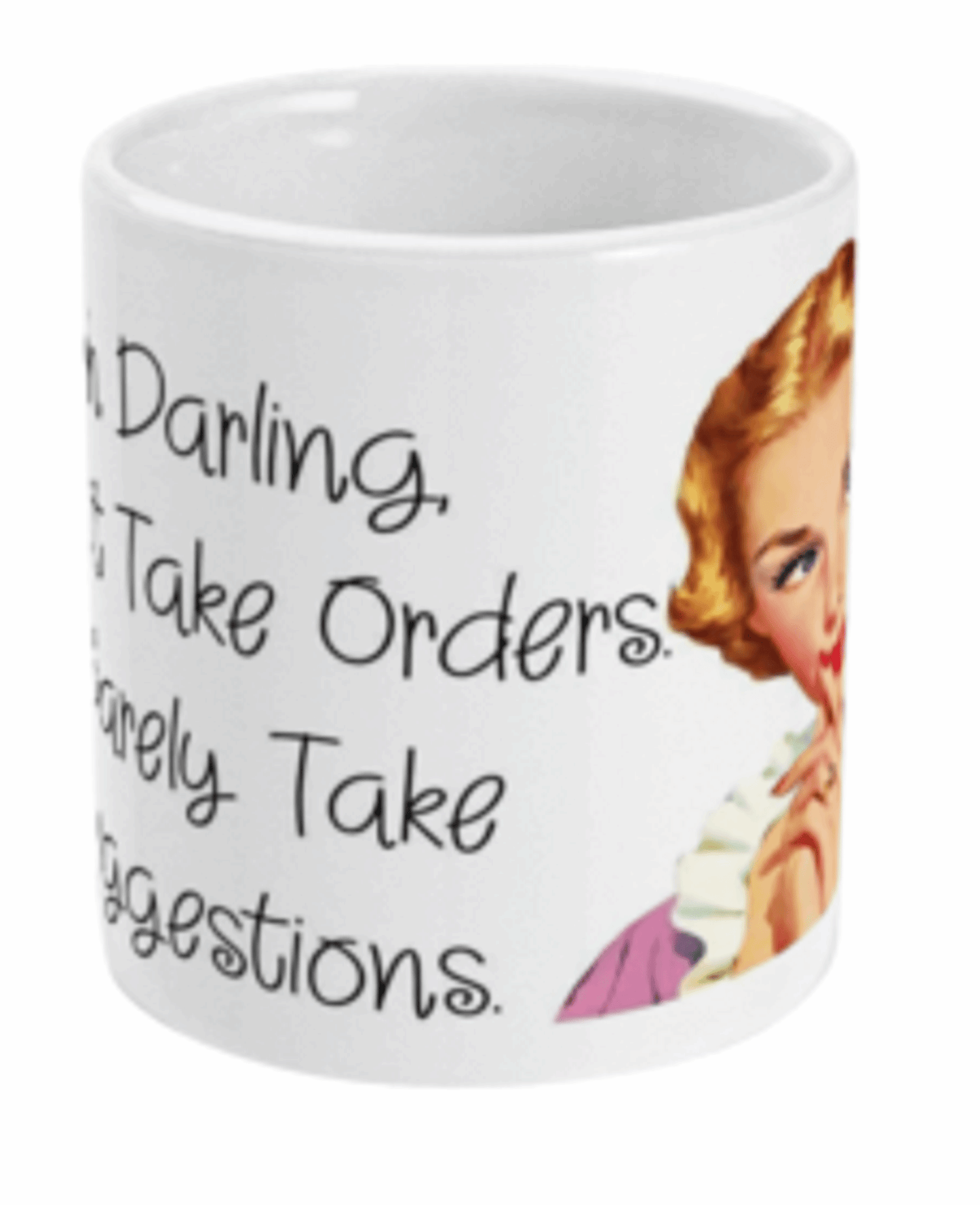 Oh Darling Vintage Lady Coffee Mug by Free Spirit Accessories sold by Free Spirit Accessories