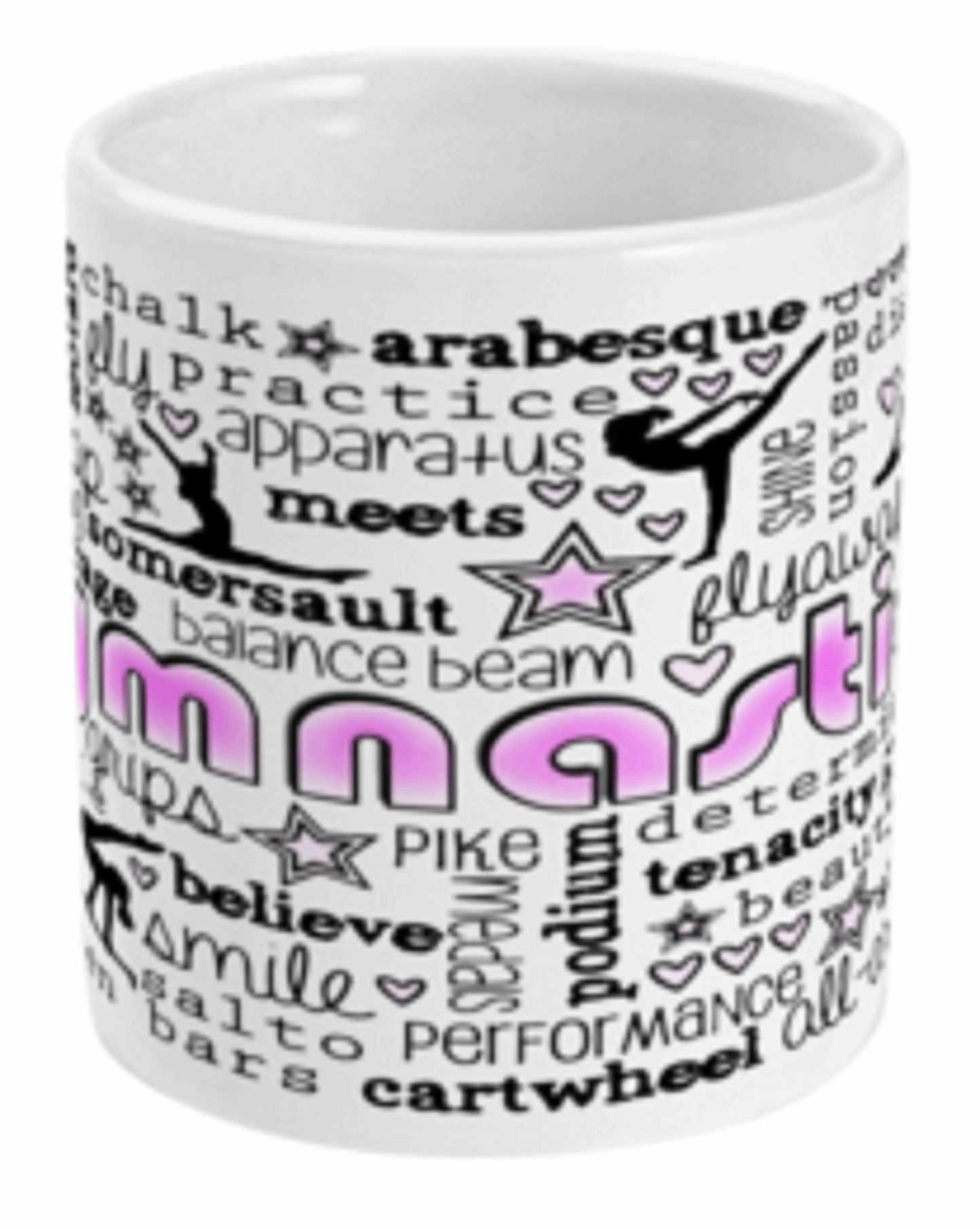 Gymnastics Sayings Coffee or Tea Mug by Free Spirit Accessories sold by Free Spirit Accessories