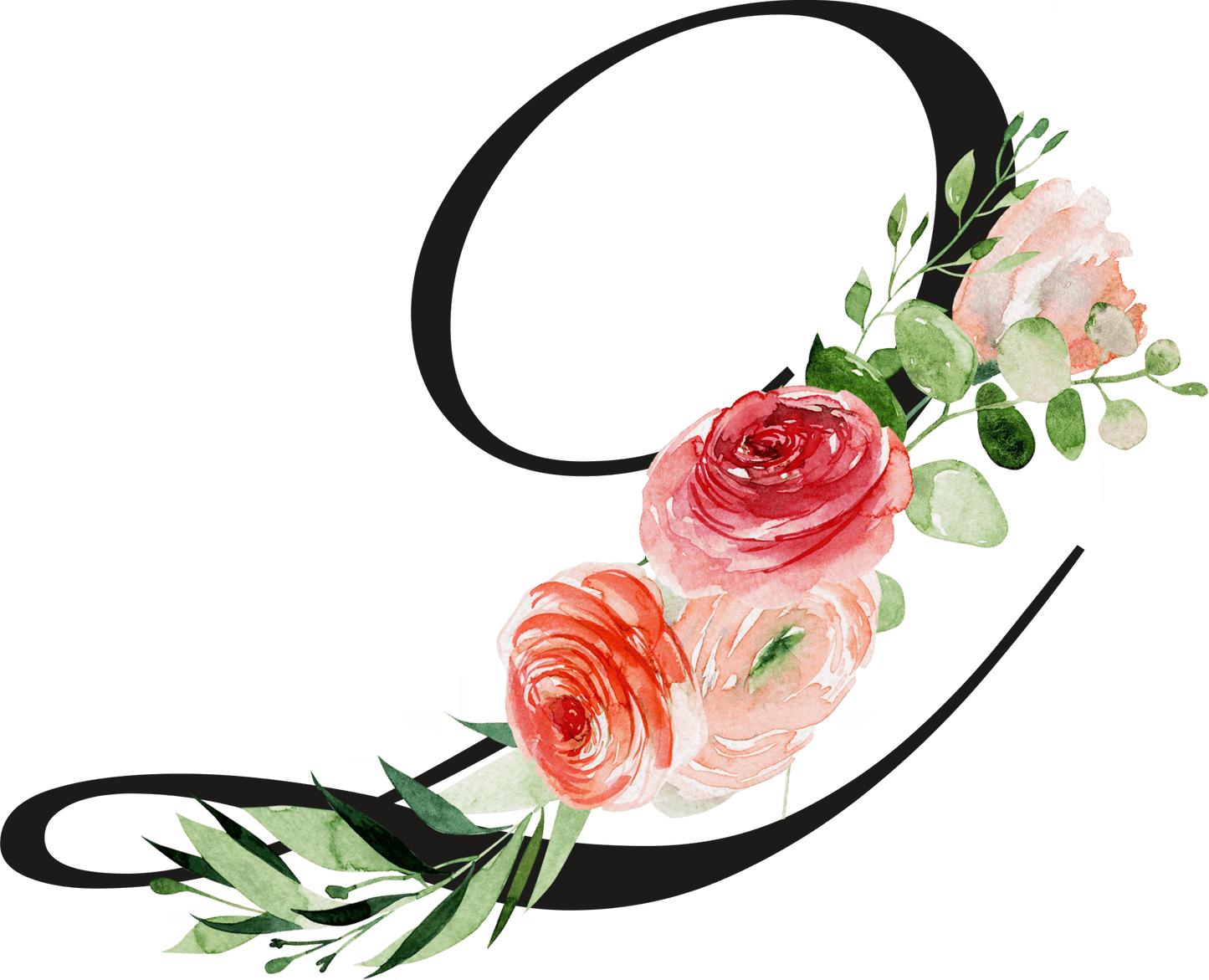 Floral Letter Initial Coffee or Tea Mug by Free Spirit Accessories sold by Free Spirit Accessories