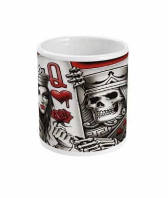Gothic Queen and King Mug by Free Spirit Accessories sold by Free Spirit Accessories