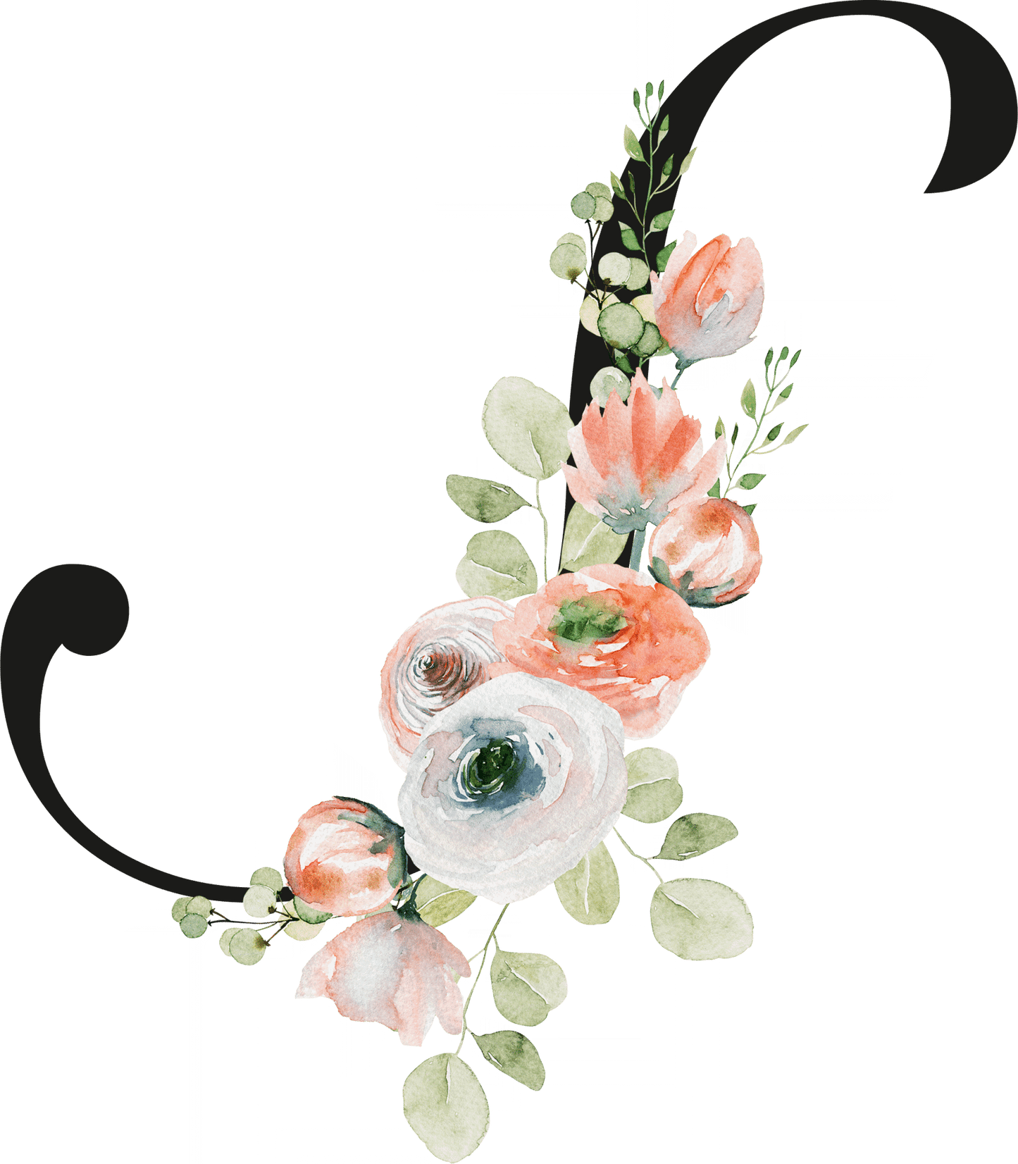 Floral Letter Initial Coffee or Tea Mug by Free Spirit Accessories sold by Free Spirit Accessories