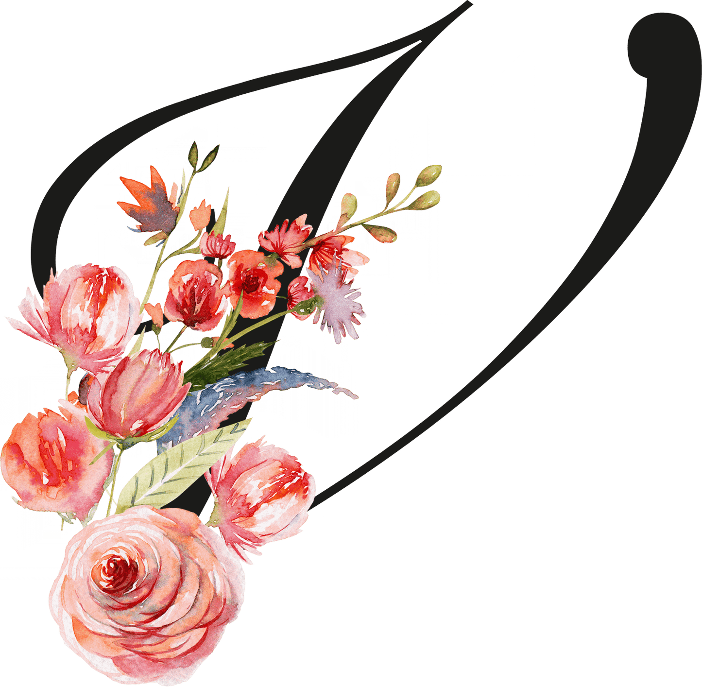 Floral Letter Initial Coffee or Tea Mug by Free Spirit Accessories sold by Free Spirit Accessories
