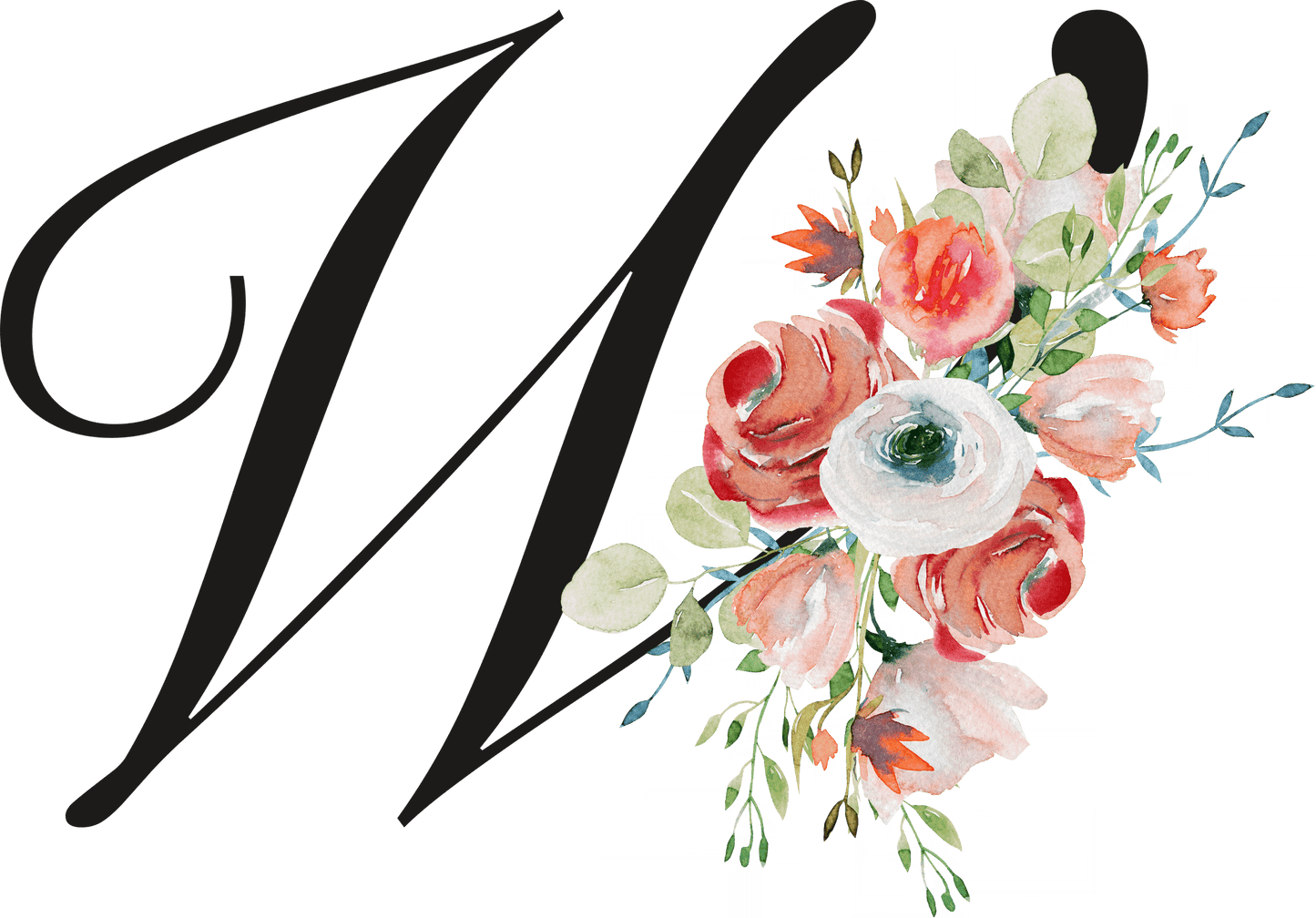 Floral Letter Initial Coffee or Tea Mug by Free Spirit Accessories sold by Free Spirit Accessories