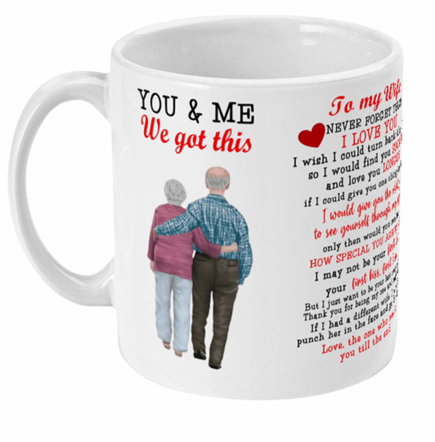 You and Me We Got This Husband or Wife Mug by Free Spirit Accessories sold by Free Spirit Accessories