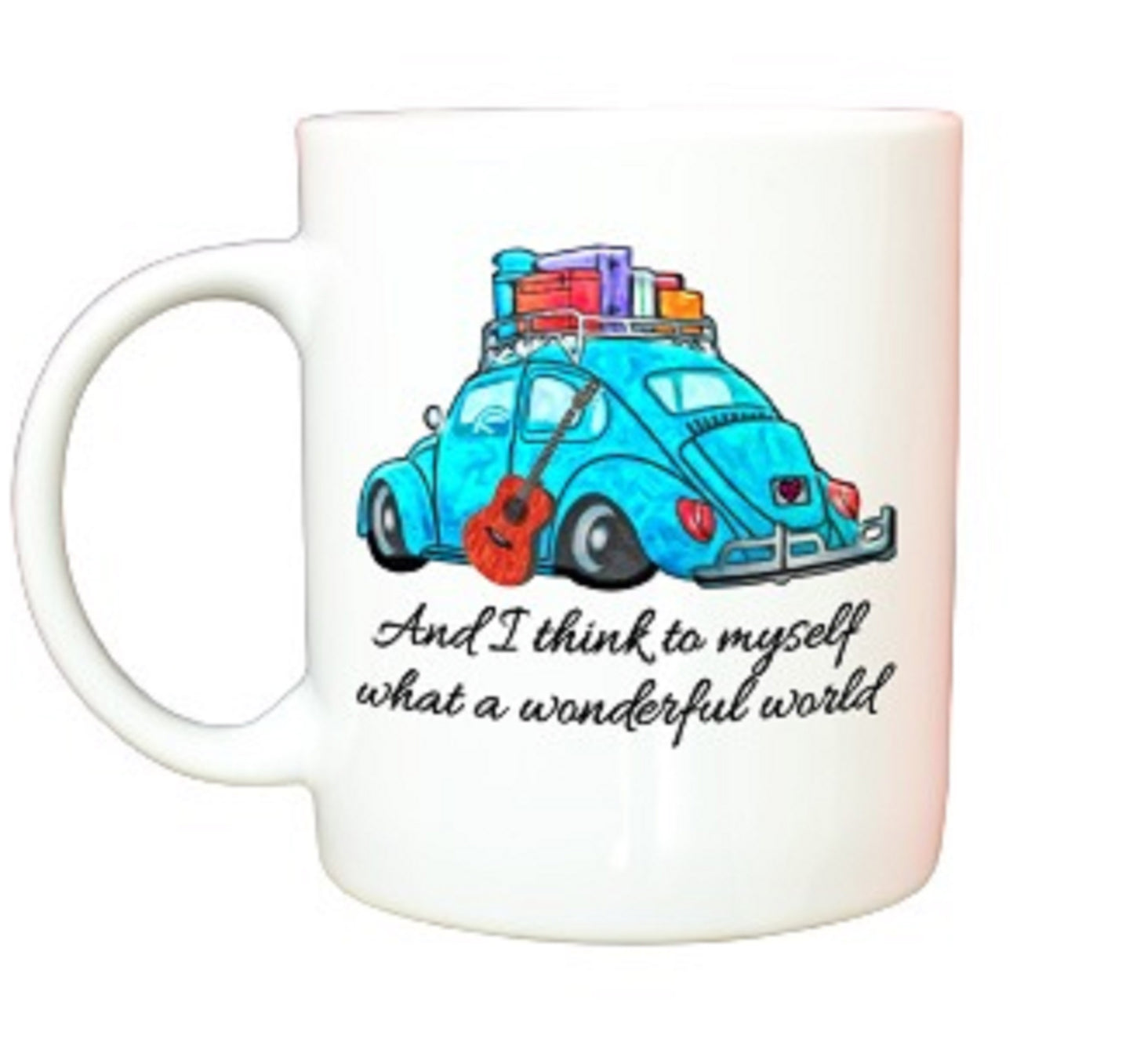 Classic Beetles Car Coffee Mug by Free Spirit Accessories sold by Free Spirit Accessories