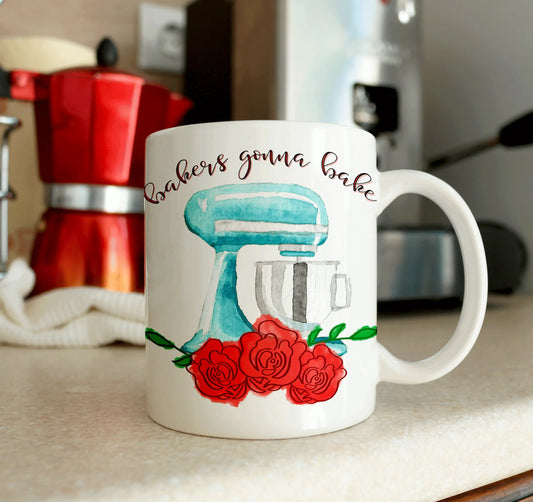  Bakers Gonna Bake Baking Mug by Free Spirit Accessories sold by Free Spirit Accessories