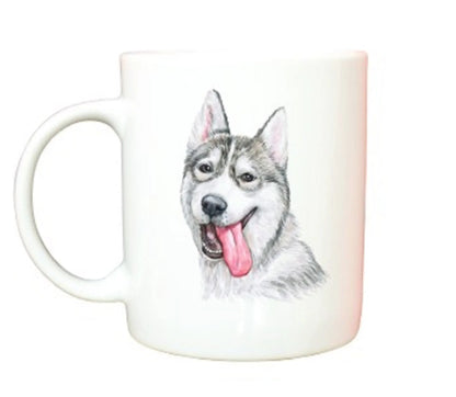  Beautiful Husky Dog Coffee Mug by Free Spirit Accessories sold by Free Spirit Accessories