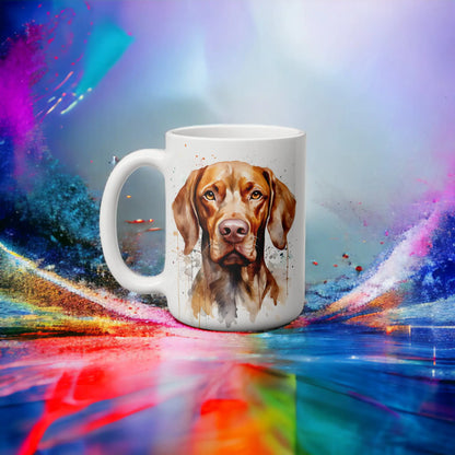  Watercolour Vizsla Dog Coffee Mug – An Ideal Gift for Dog Lovers by Free Spirit Accessories sold by Free Spirit Accessories