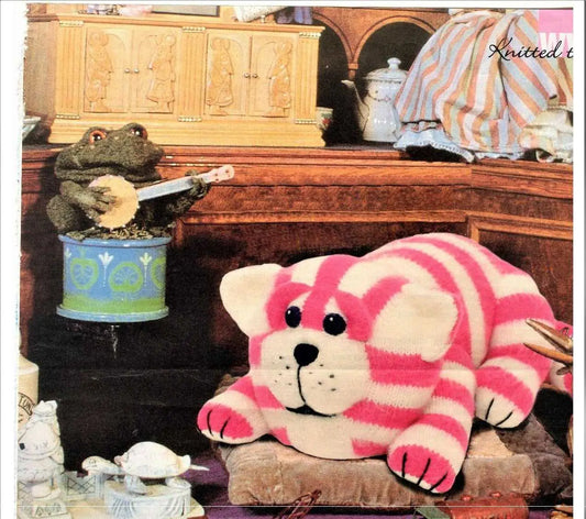  Bagpuss Toy Pdf Knitting Pattern by Free Spirit Accessories sold by Free Spirit Accessories