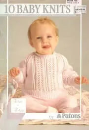 A Baby Knitting Booklet  for 10 Patterns by Cross Stitch Chart Heaven sold by Free Spirit Accessories